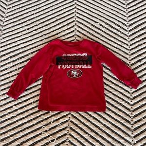 Toddler San Francisco 49ers long sleeve t-shirt